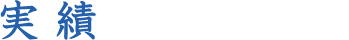 実績